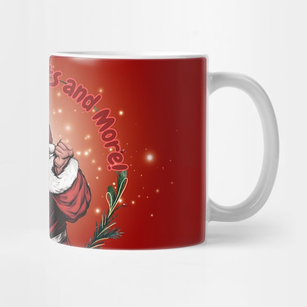 Crazy Santa Claus Roaring: Gifts and More! by Cristilena Lefter